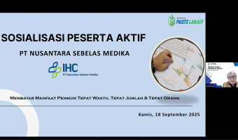 Sosialisasi Peserta Aktif PT Nusantara Sebelas Medika (NSM)